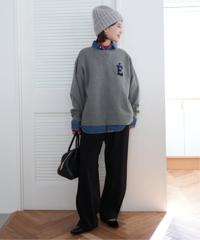 SLOBE IENA｜《WEB限定/追加4》サガラ刺繍スウェットライクニット | Rakuten  Fashion(楽天ファッション／旧楽天ブランドアベニュー)NH3011