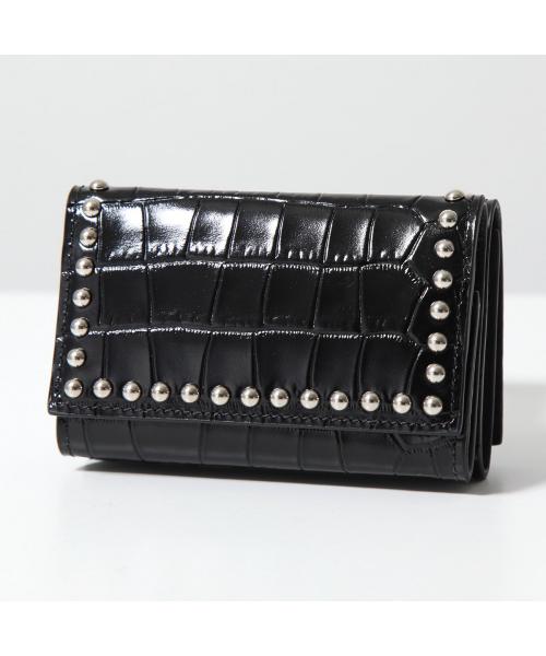 セール】J&M DAVIDSON 三つ折り財布 FOLD WALLET WITH STUDS(505813610