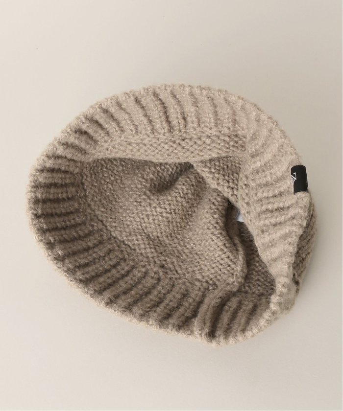 VARZAR/バザール】Monogram Label Wool Knit Bucket Hat