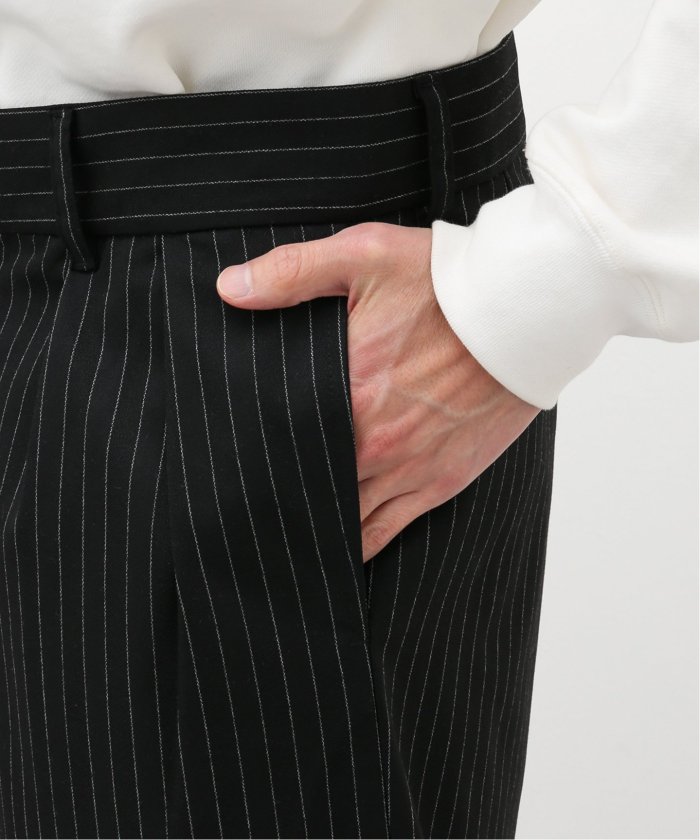 J.S.Homestead / Stead】BLACK STRIPE SLACKS(505814176