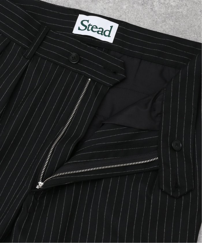 J.S.Homestead / Stead】BLACK STRIPE SLACKS(505814176