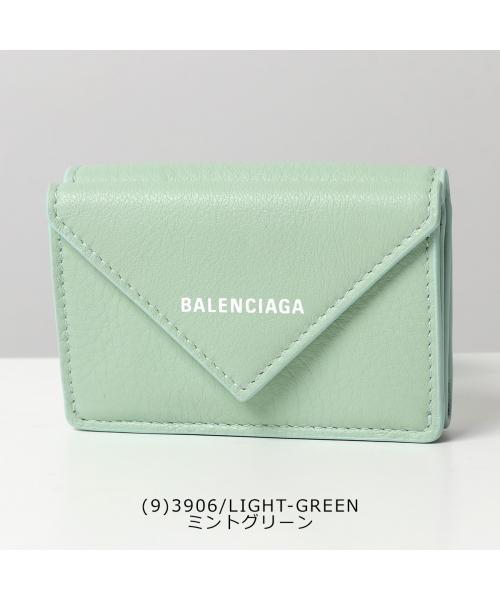 セール】BALENCIAGA 三つ折り財布 PAPER ZA MINI WALLET(505814844