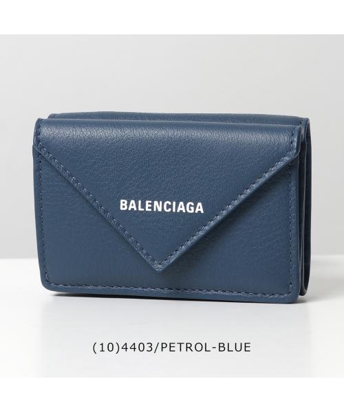 セール】BALENCIAGA 三つ折り財布 PAPER ZA MINI WALLET(505814844 