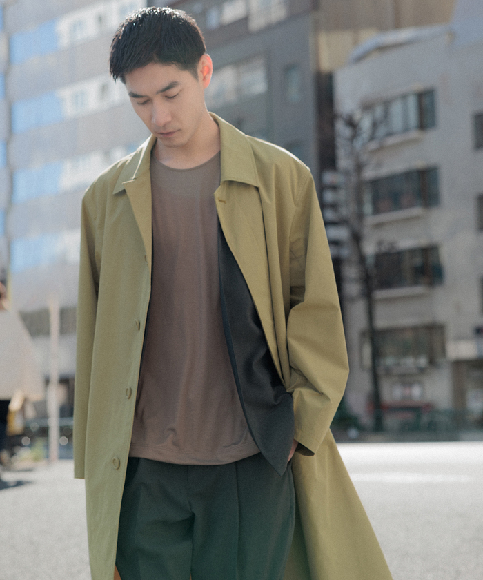 楽天市場】【HYBRID TWEED】ステンカラーコート／アダム エ ロペ