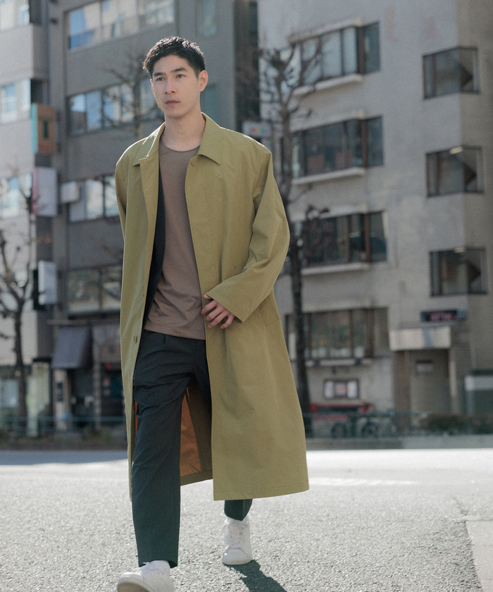 セール 70%OFF】撥水 高密度ウェザー ステンカラー オーバー