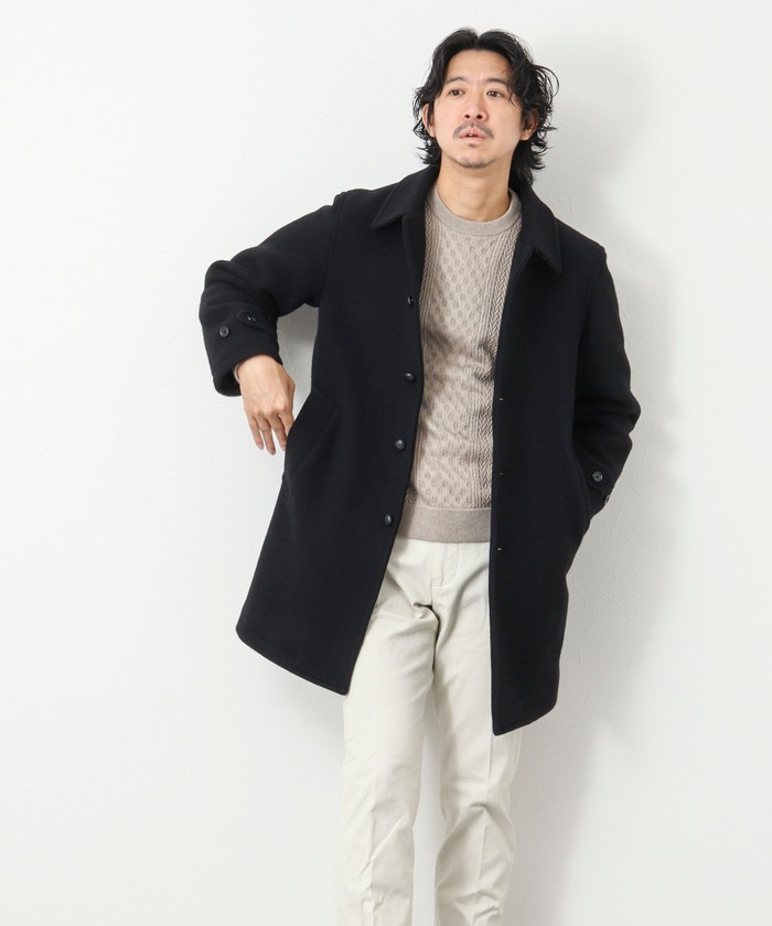 50s 60s ROCK KNIT COAT ステンカラーコート　usa製 50s 60s ROCK KNIT COAT ステンカラーコート usa製