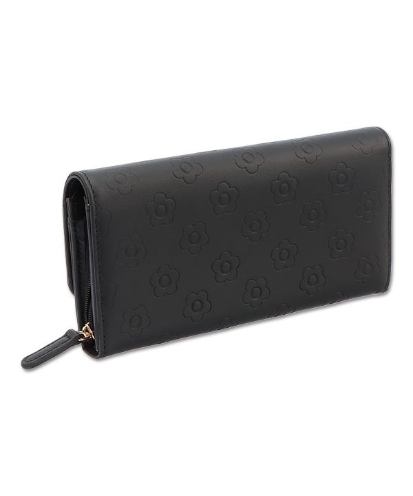 マリークヮント　デイジーアウトラインパターン パース ブラック 新品 マリークワント MARY QUANT デイジーアウトラインパターン2