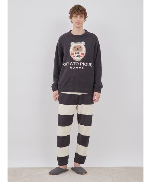 クーポン】【HOMME】ベビモコベアダルマプルオーバー(505816718 クーポン】【HOMME】ベビモコベアダルマプルオーバー(505816718