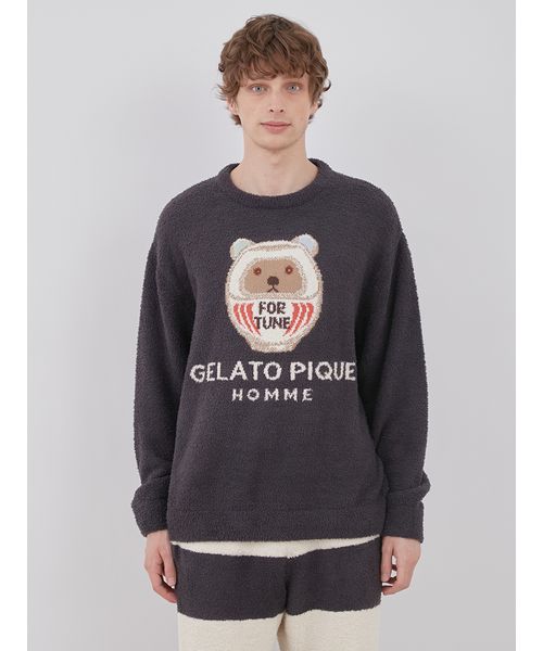クーポン】【HOMME】ベビモコベアダルマプルオーバー(505816718 クーポン】【HOMME】ベビモコベアダルマプルオーバー(505816718