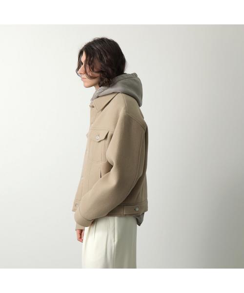 セール】ami paris ジャケット UJK234.WV0020 ウール ブルゾン セール】ami paris ジャケット UJK234.WV0020 ウール ブルゾン