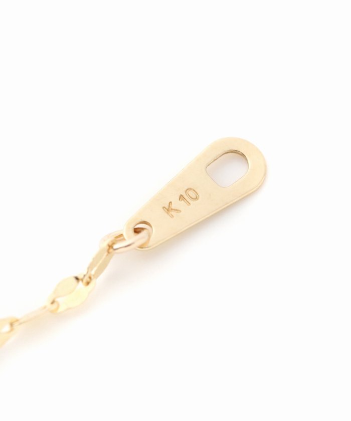 SLOBE エクレアチェーンブレスレット 10金 18金 エクレアチェーンブレスレット【sny-1040-18】［k10