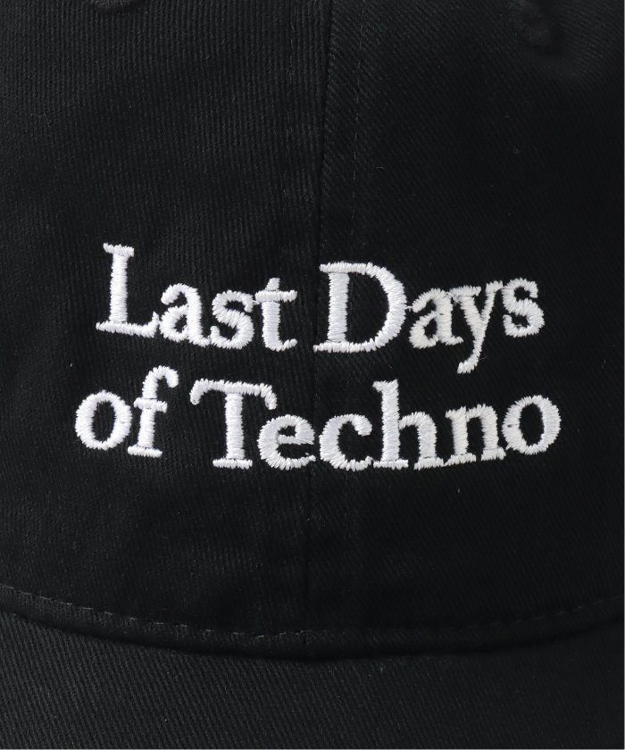 IDEA BOOKS キャップ Last Days of Techno Idea Books: Last Days Of Techno Hat (Black) | DSML E-SHOP