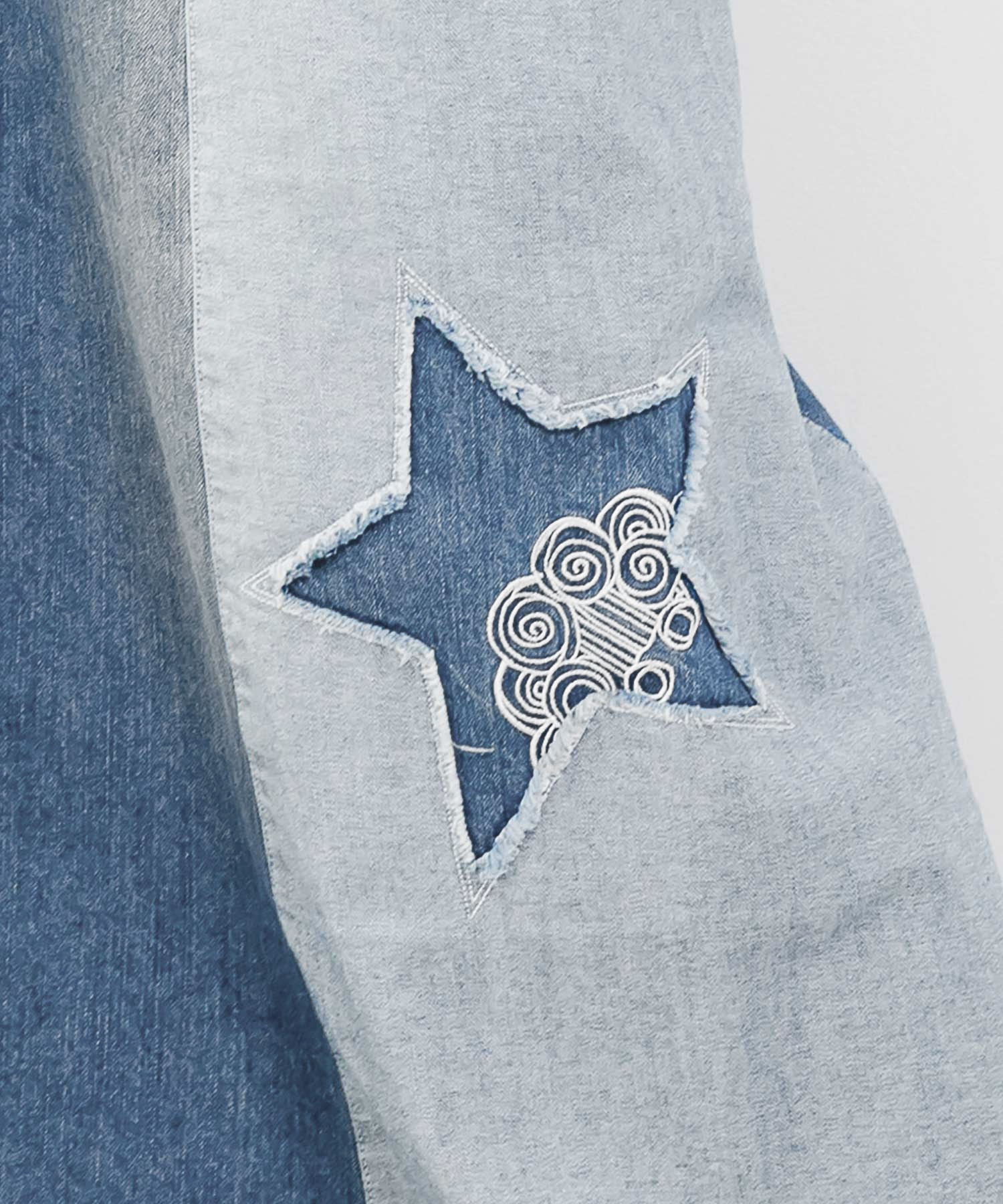 クーポン】スカラー ScoLar スカラーちゃん&ラビル刺繍 星
