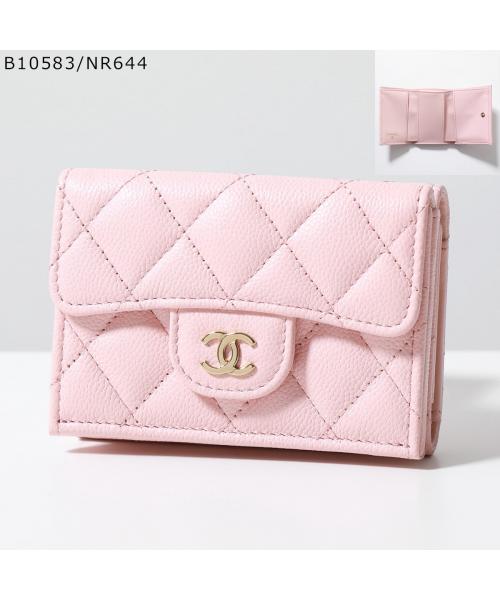 CHANEL 三つ折り財布 MATELASSE マトラッセ AP0230(505820880