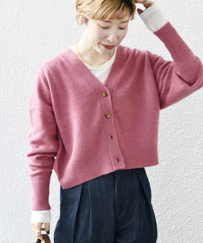 セール】【WEB限定】SHIPS any: AQUA カシミヤ ミックス