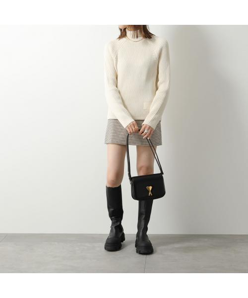 お気に入り♪◇Leather ショルダーバッグ◇Ami Paris おすすめ☆大人気【AMI PARIS】 Paris Paris ショルダーバッグ