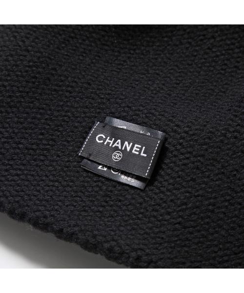 CHANEL ニット帽 AA9514 B14325 カシミヤ ウール CCロゴ(505822148