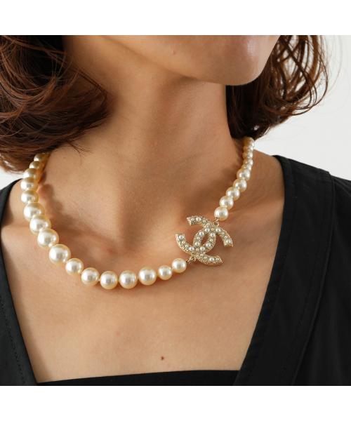 CHANEL ネックレス A64757 B06258 パール ココマーク (505822476 CHANEL ネックレス A64757 B06258 パール ココマーク (505822476