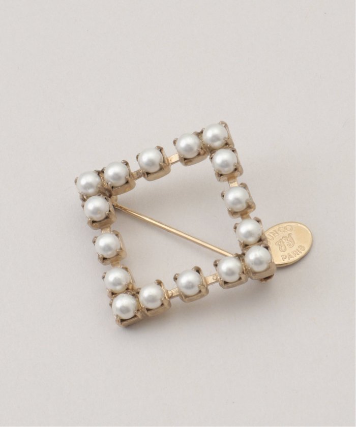 Junco Paris/ジュンコパリ】square broach ブローチ(505822581 Junco Paris/ジュンコパリ】square broach ブローチ(505822581