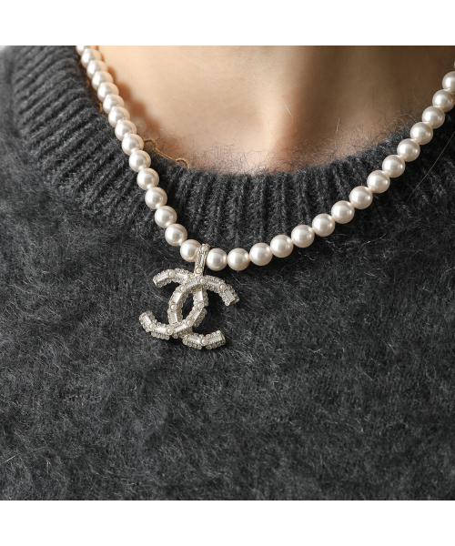 CHANEL ネックレス AB9711 B09591 チョーカー パール(505824026