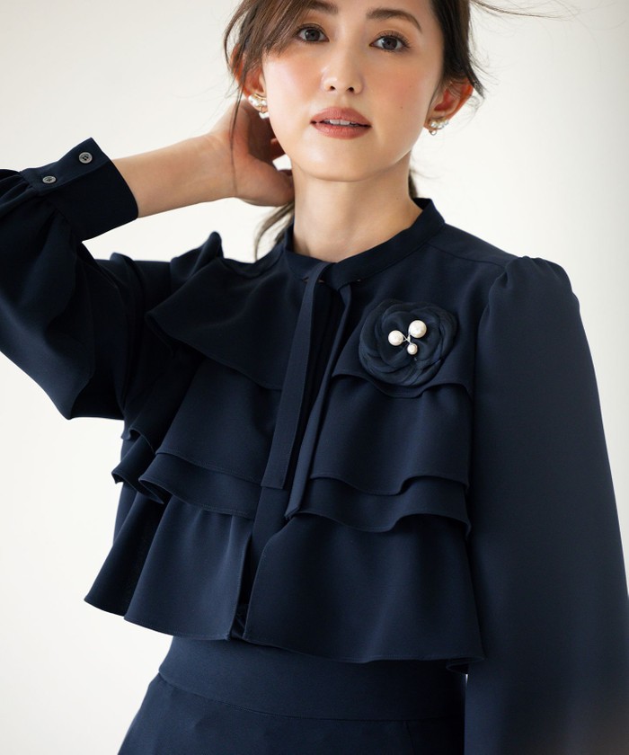 VERY3月号掲載・KUMIKYOKU NAVY】コンフォータブルドレープ VERY3月号掲載・KUMIKYOKU NAVY】コンフォータブルドレープ
