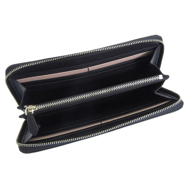 ポールスミス HEART PULL WALLET ハート プル 二つ折り　黒 PAUL SMITH ポールスミス HEART PULL LONG WALLET ハート プル
