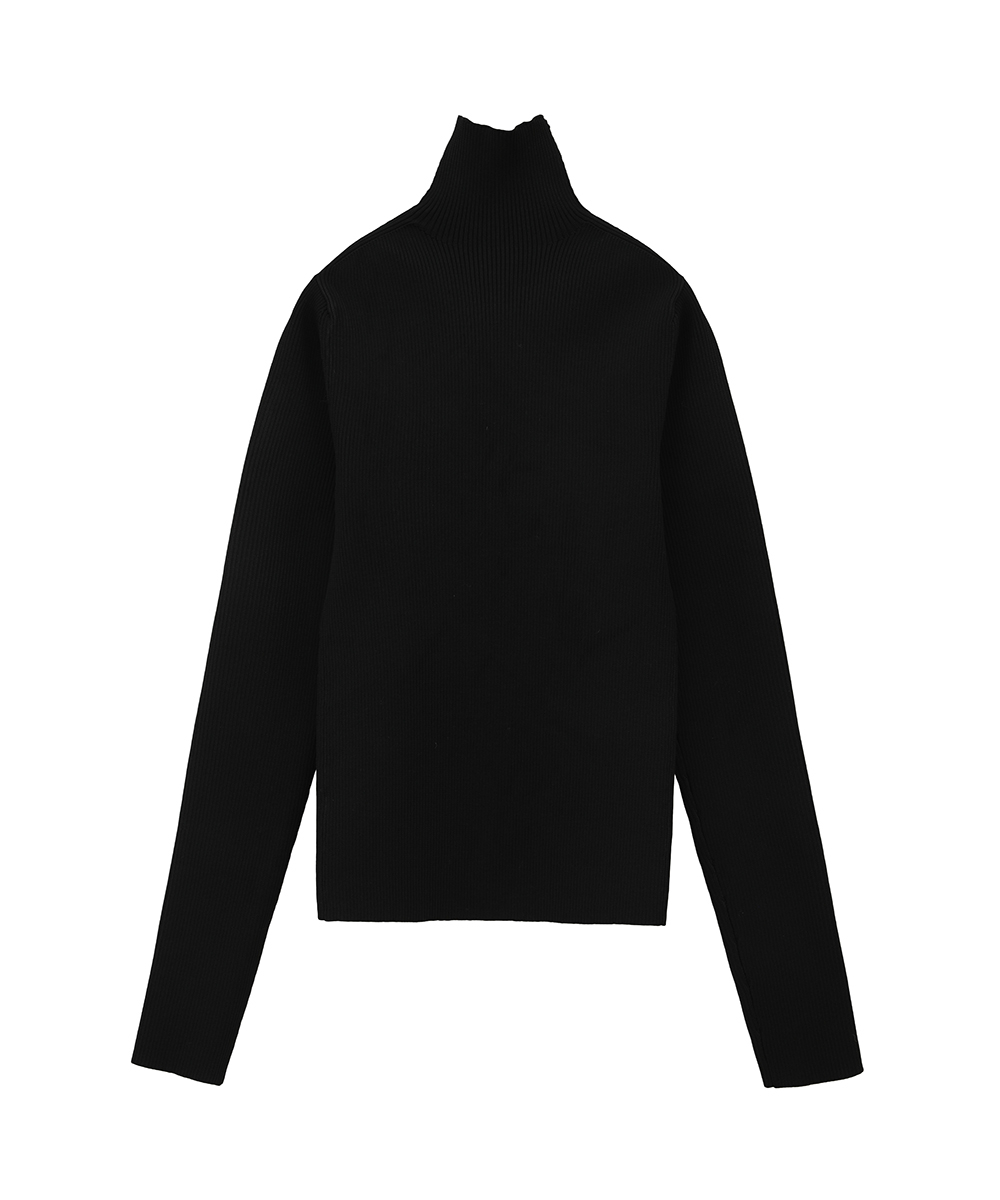 セール】SLIT COLLAR RIB KNIT TOPS(505826160) | クラネ(CLANE) - d fashion