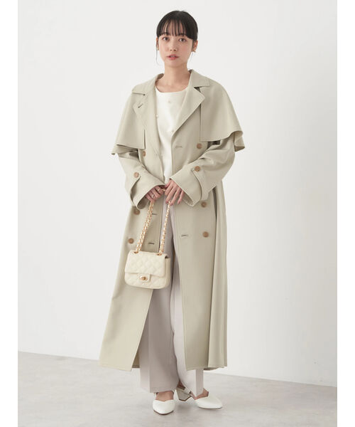 Riu 2way cape trench coat ケープコート（2wayケープコート