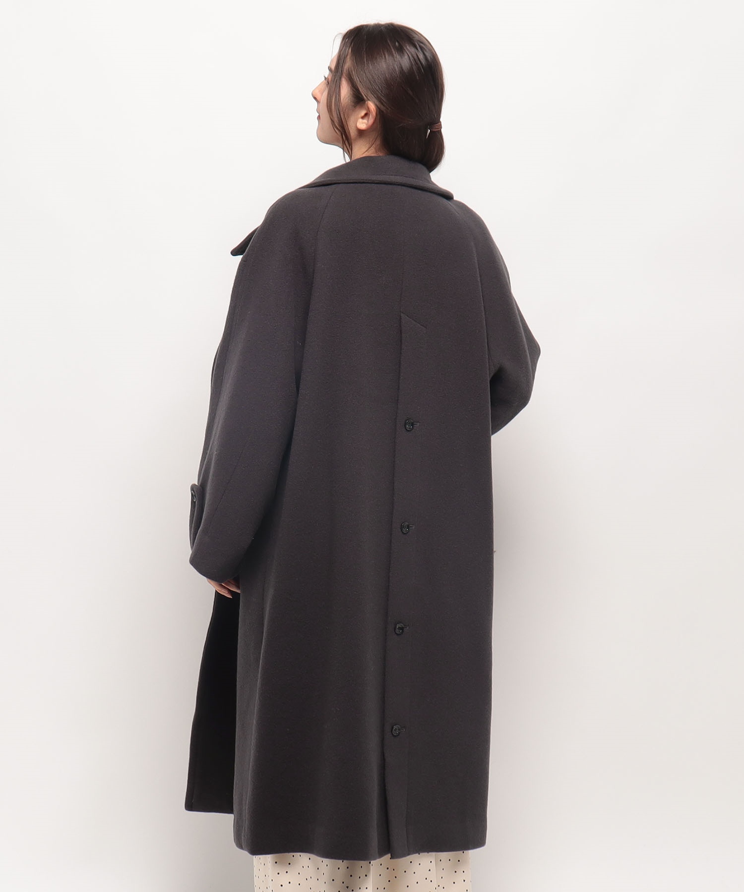 セール 40%OFF】ルーニィ LOUNIE スタンドカラーオーバーコート セール 40%OFF】ルーニィ LOUNIE スタンドカラーオーバーコート