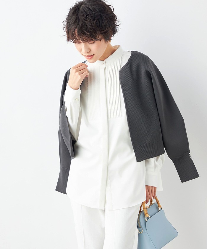 セール 35%OFF】ピンタックサテンシャツ(505804948
