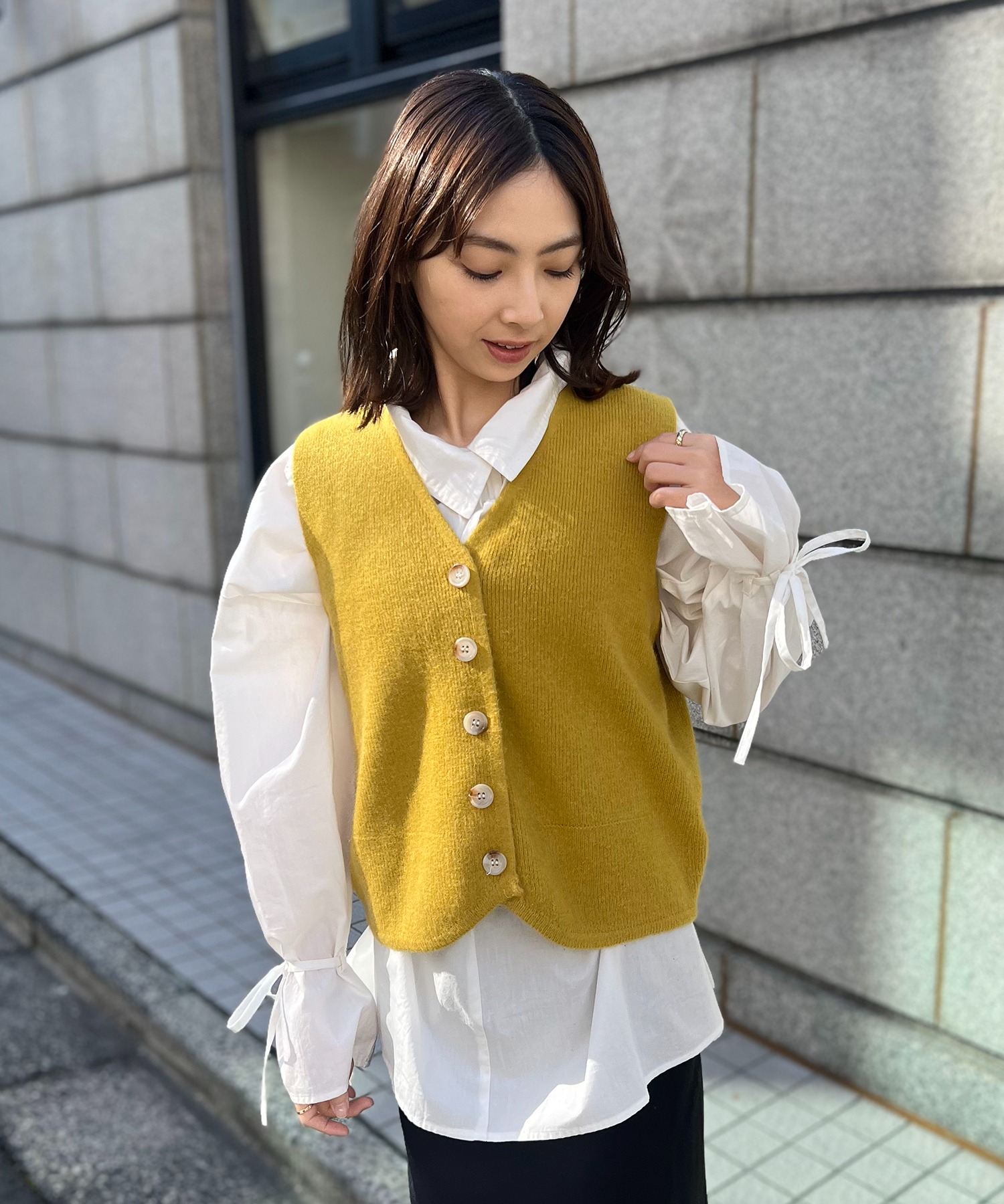セール 59%OFF】セットアップセブン SETUP7 Vネック ニット