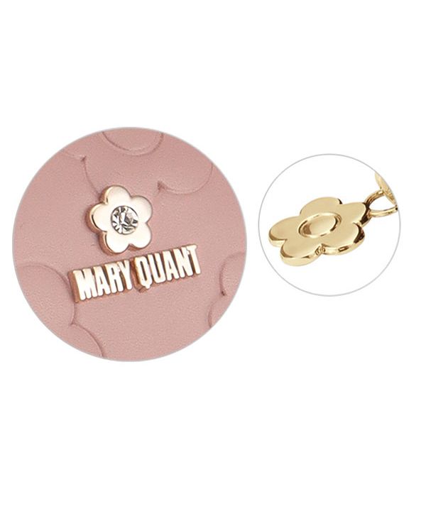2-5日着 MARY QUANT ロゴ デイジーパッチ 舟型ティッシュケース 2-5日着 MARY QUANT ロゴ デイジーパッチ 舟型ティッシュケース