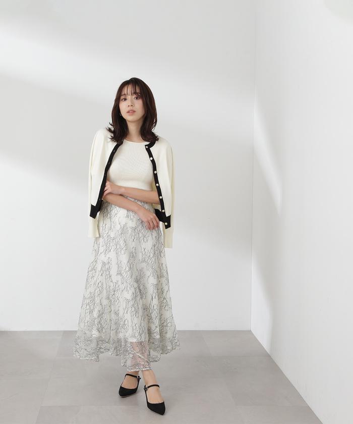 ナチュラルビューティーベーシック　バイカラーアンサンブル　2025ss バイカラーアンサンブル | NATURAL BEAUTY BASIC（ナチュラル