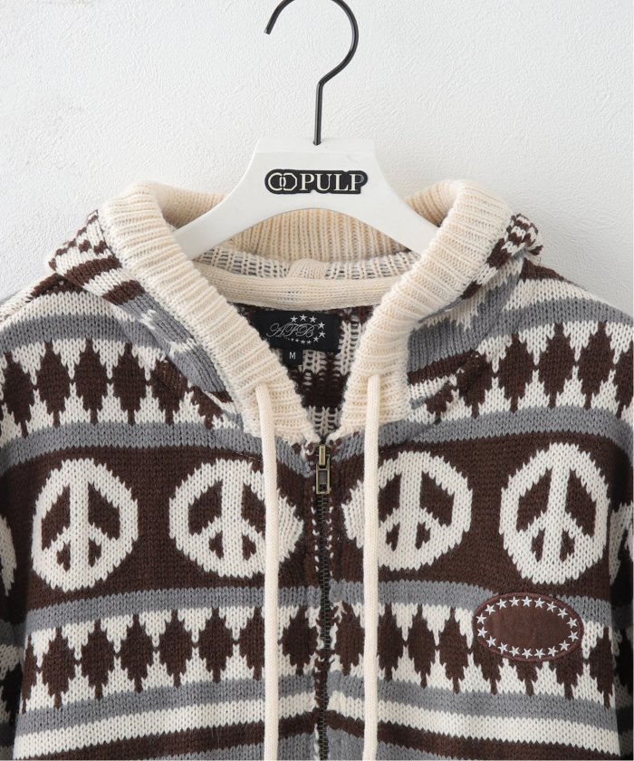 AFB / エーエフビー】PEACE KNIT HOODIE(505827298) | パルプ(PULP