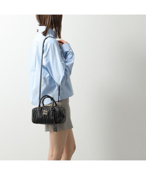 MiuMiu ♪ アルカディ マテラッセレザー バッグ 5BB142N88 セール 5%OFF】MIUMIU バッグ アルカディ MATELASSE マテラッセ