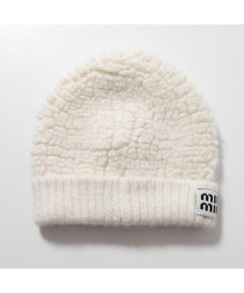セール 8%OFF】MIUMIU ニット帽 5HC327 2CNN ビーニー ロゴ セール 8%OFF】MIUMIU ニット帽 5HC327 2CNN ビーニー ロゴ