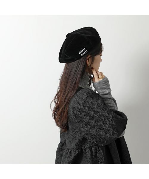 MIUMIU ベレー帽 5HC075 068 ベルベット(505827981) | ミュウ MIUMIU ベレー帽 5HC075 068 ベルベット(505827981) | ミュウ