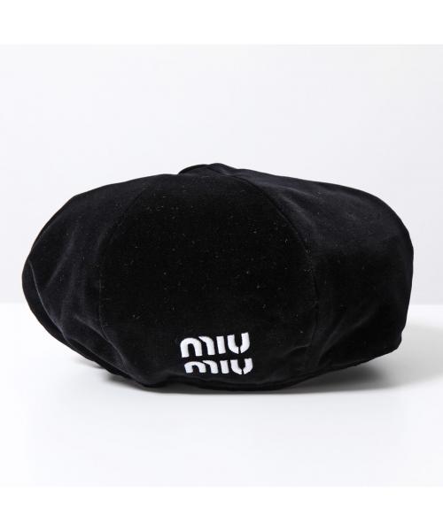 MIUMIU ベレー帽 5HC075 068 ベルベット(505827981) | ミュウ MIUMIU ベレー帽 5HC075 068 ベルベット(505827981) | ミュウ