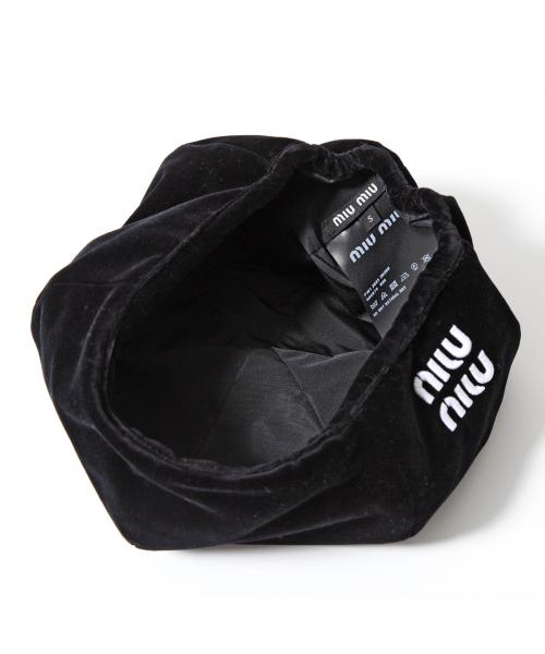 MIUMIU ベレー帽 5HC075 068 ベルベット(505827981) | ミュウ MIUMIU ベレー帽 5HC075 068 ベルベット(505827981) | ミュウ