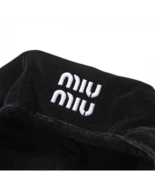 MIUMIU ベレー帽 5HC075 068 ベルベット(505827981) | ミュウ MIUMIU ベレー帽 5HC075 068 ベルベット(505827981) | ミュウ