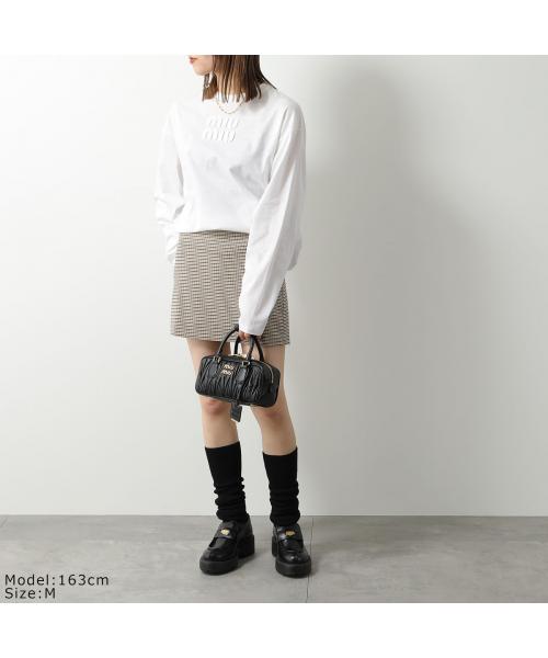 MIUMIU Tシャツ MJL862 1YXT ロゴT(505827992) | ミュウミュウ MIUMIU Tシャツ MJL862 1YXT ロゴT(505827992) | ミュウミュウ