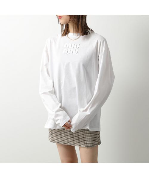 MIUMIU Tシャツ MJL862 1YXT ロゴT(505827992) | ミュウミュウ MIUMIU Tシャツ MJL862 1YXT ロゴT(505827992) | ミュウミュウ