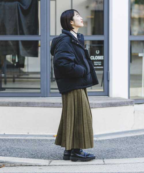 【美品】URBAN RESEARCH スウェードプリーツスカート セール】フェイクスエードプリーツスカート(505828303) | ITEMS