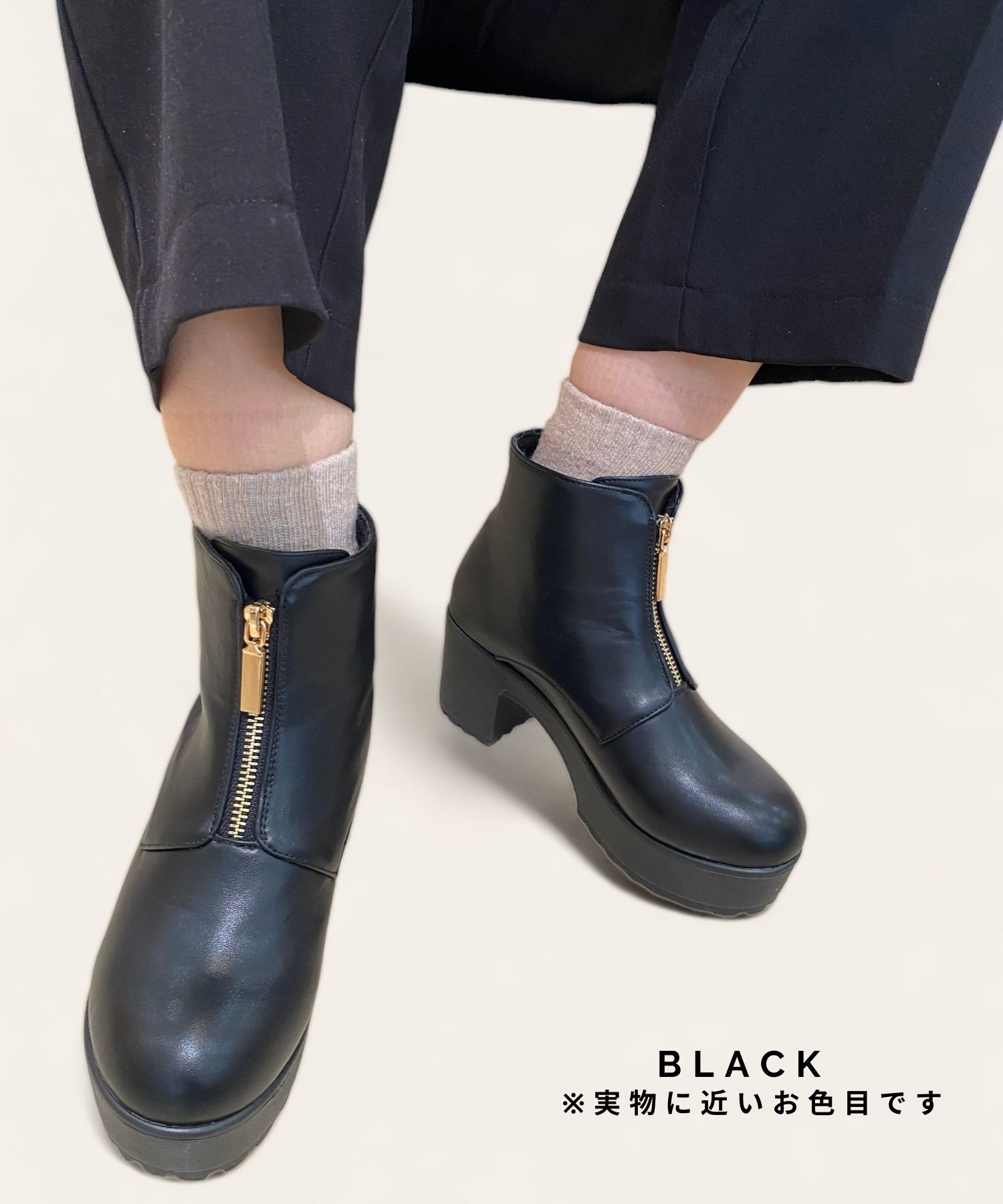 SUICOKE｜ショート ムートンシーム ブーツ og-120mwpab-mm