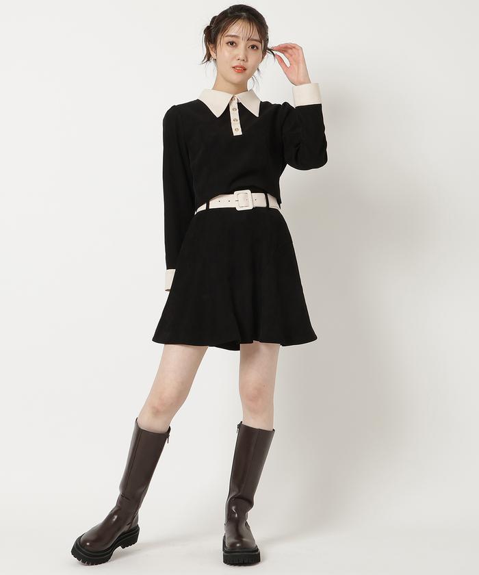 セール】ベルト付きマーメイドミニスカート(505796284