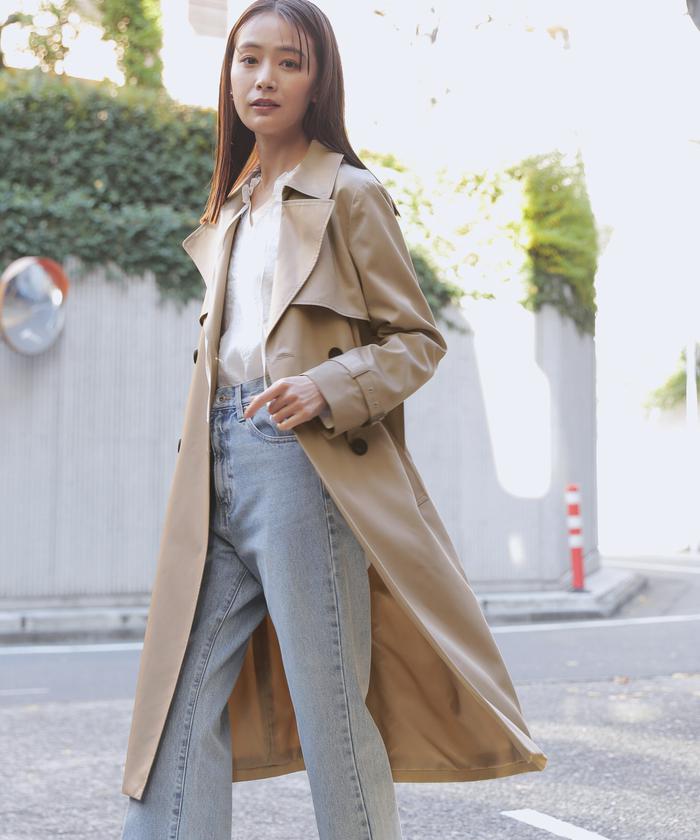 ベーシックツイルトレンチコート《S Size Line》 (505829031