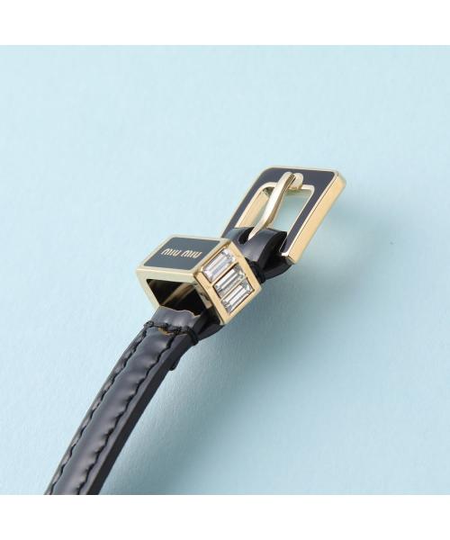 MIUMIU ブレスレット 5IB472 2F9G エナメル ロゴ(505829306 MIUMIU ブレスレット 5IB472 2F9G エナメル ロゴ(505829306