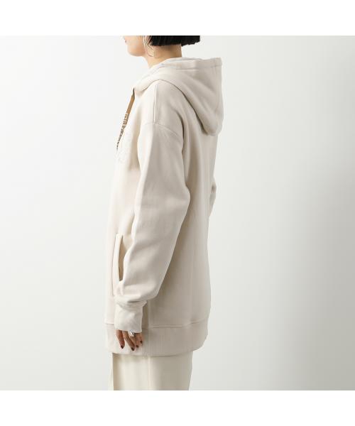 マックスマーラ 近年モデル パーカー ジャケット ジップアップ 七分袖 S 紺