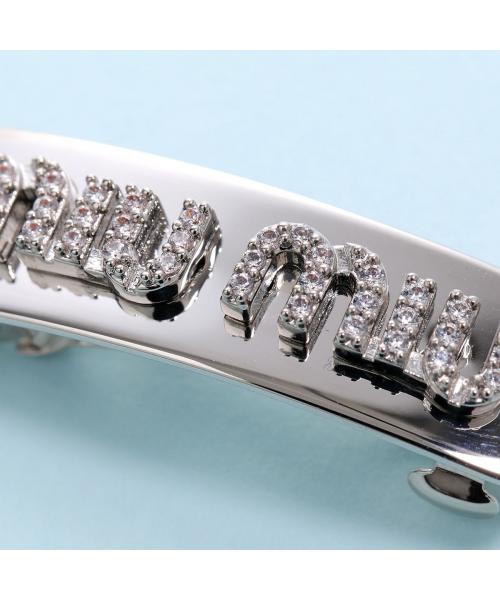 セール 5%OFF】MIUMIU バレッタ 5IF118 2DNC ヘアクリップ ロゴ セール 5%OFF】MIUMIU バレッタ 5IF118 2DNC ヘアクリップ ロゴ