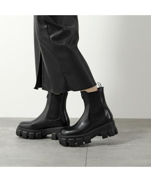 PRADA サイドゴアブーツ モノリス 1T256N B4L レザー(505829420 